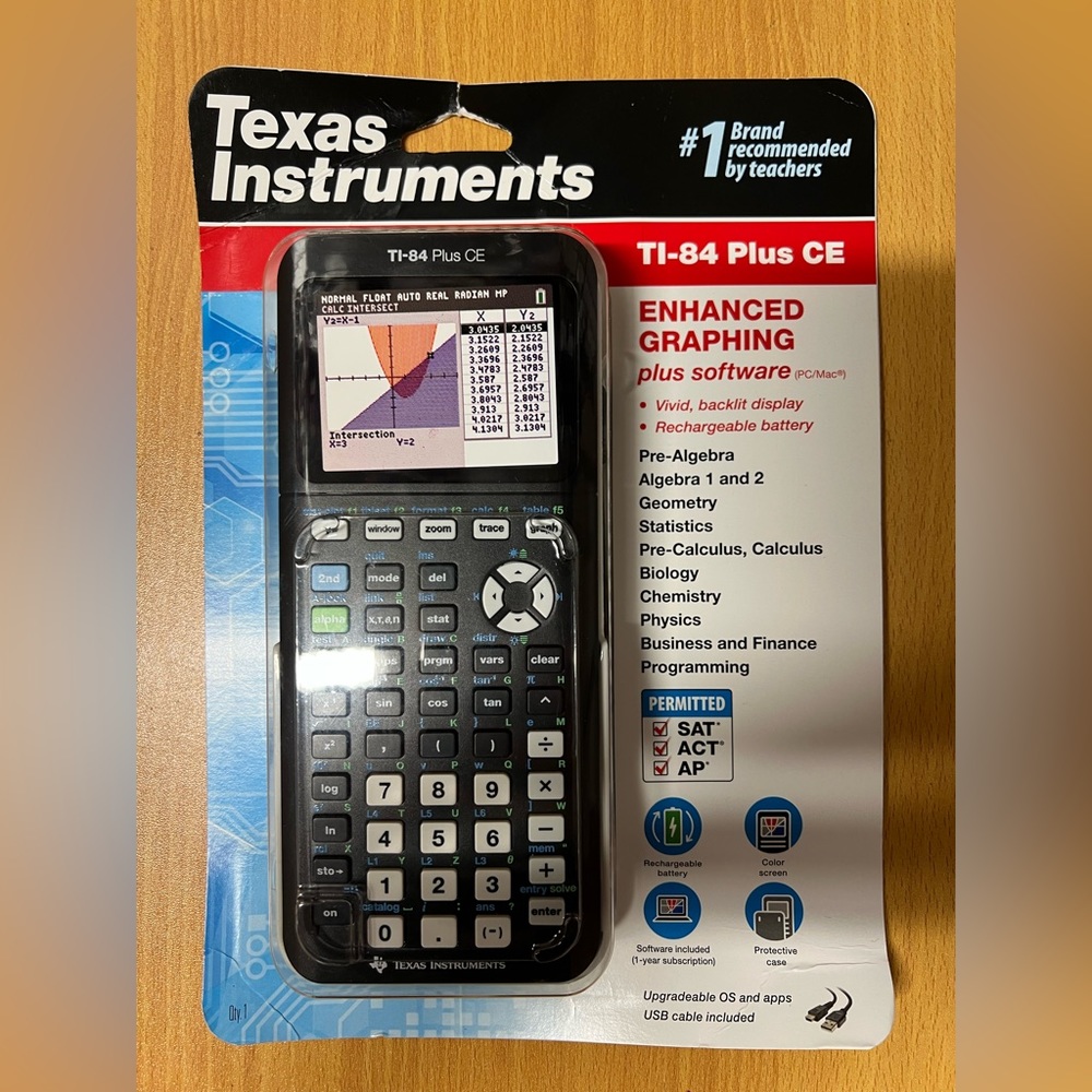 Texas Instruments TI-84 Plus CE Graphing Calculator
